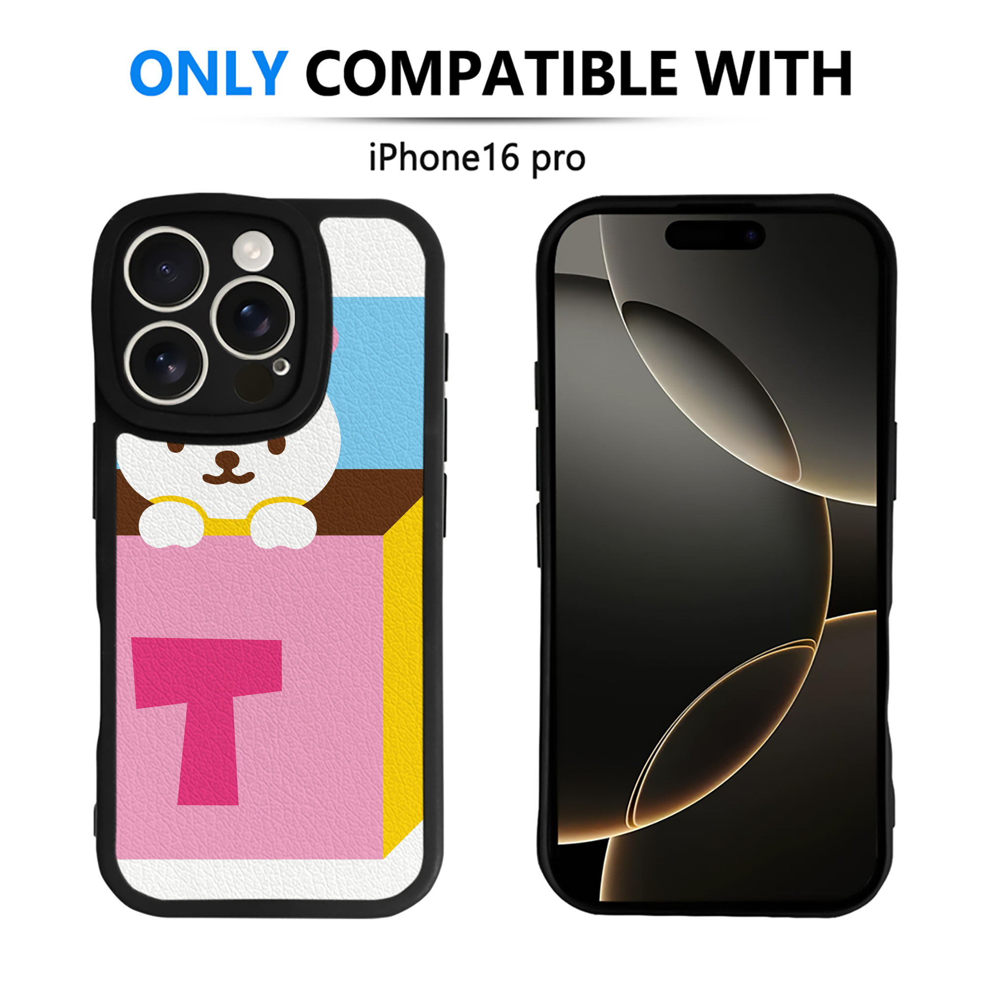 （画像用） Hello Kitty ハローキティ 【iPhone 16シリーズ対応】シリコンスマホケース（レザー調） 材質：シリコン